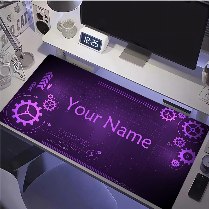 Office Tech Gear - Alfombrilla de Ratón Personalizable Estilo Gear