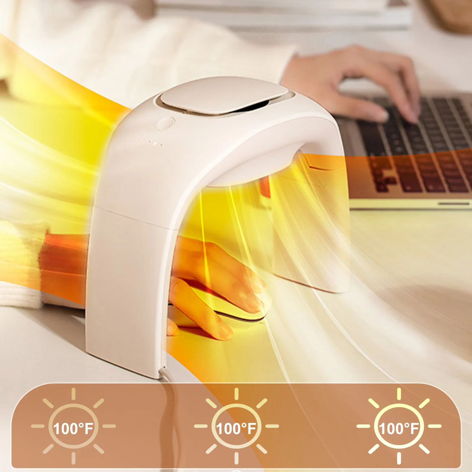 Office Tech Desk - Calentador de manos portátil para ratón