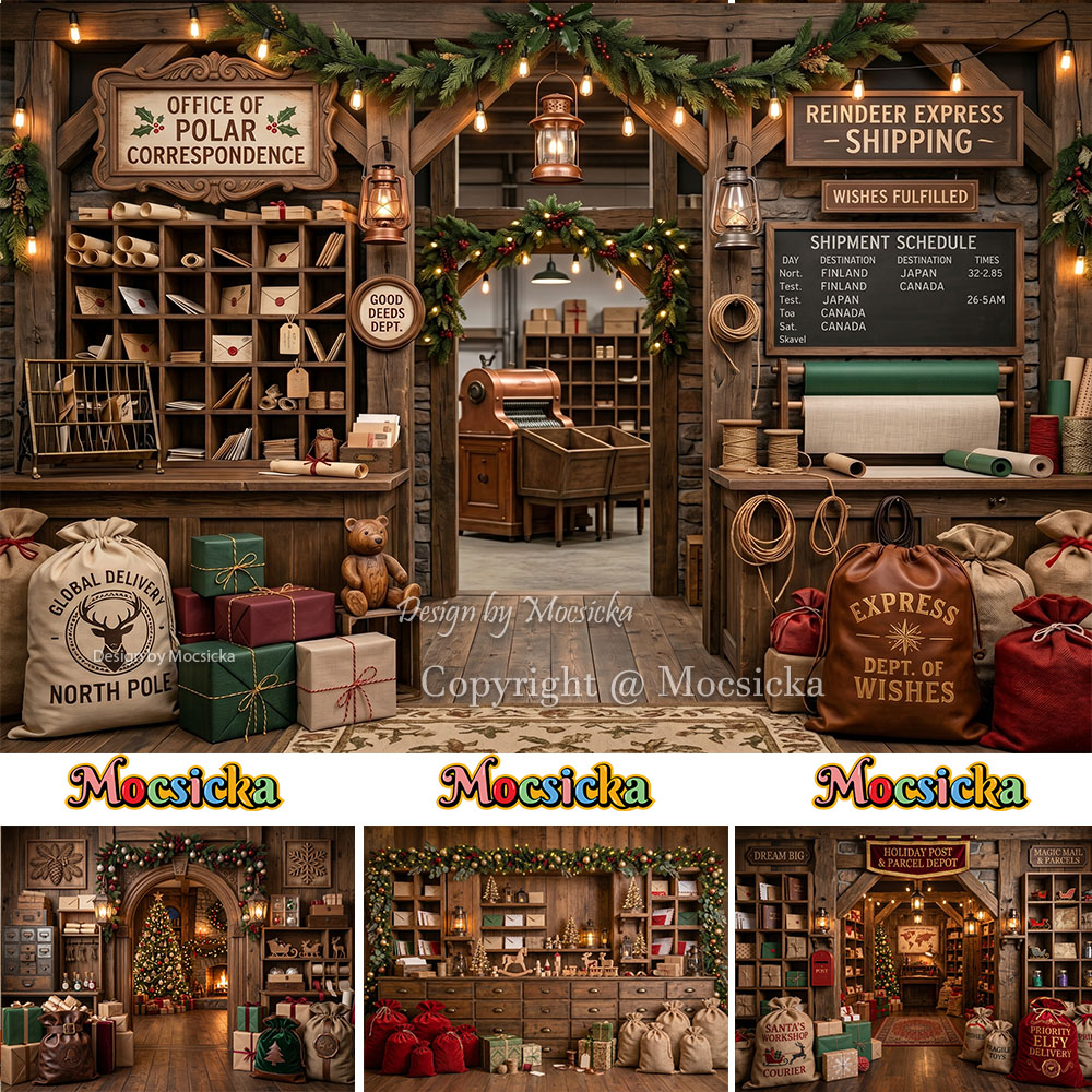 Office Tech Background - Mocsicka - Fondo de fotografía navideño