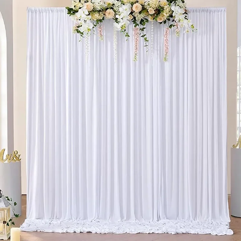 Office Tech Background - Cortina de fondo blanca sin arrugas