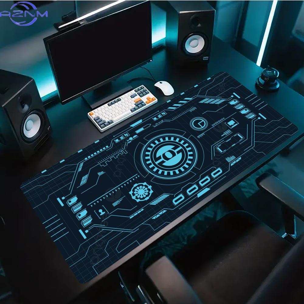 Office Print Tech - Alfombrilla de ratón para juegos extendida,