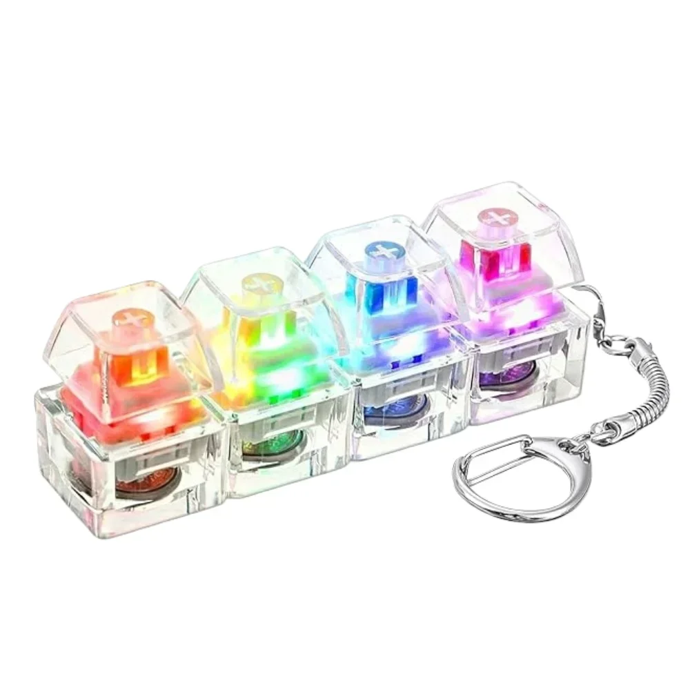 Office Tech Gadgets - 1 unidad Llavero LED con tecla