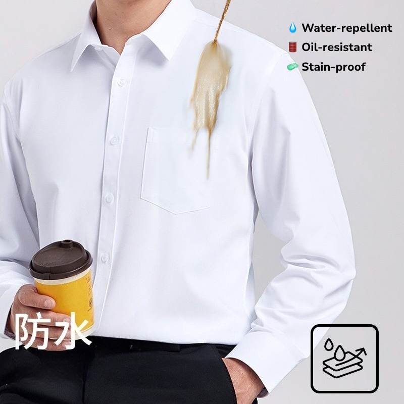 Camisa de Manga Larga Impermea - Office Tech For Men reseña y precio