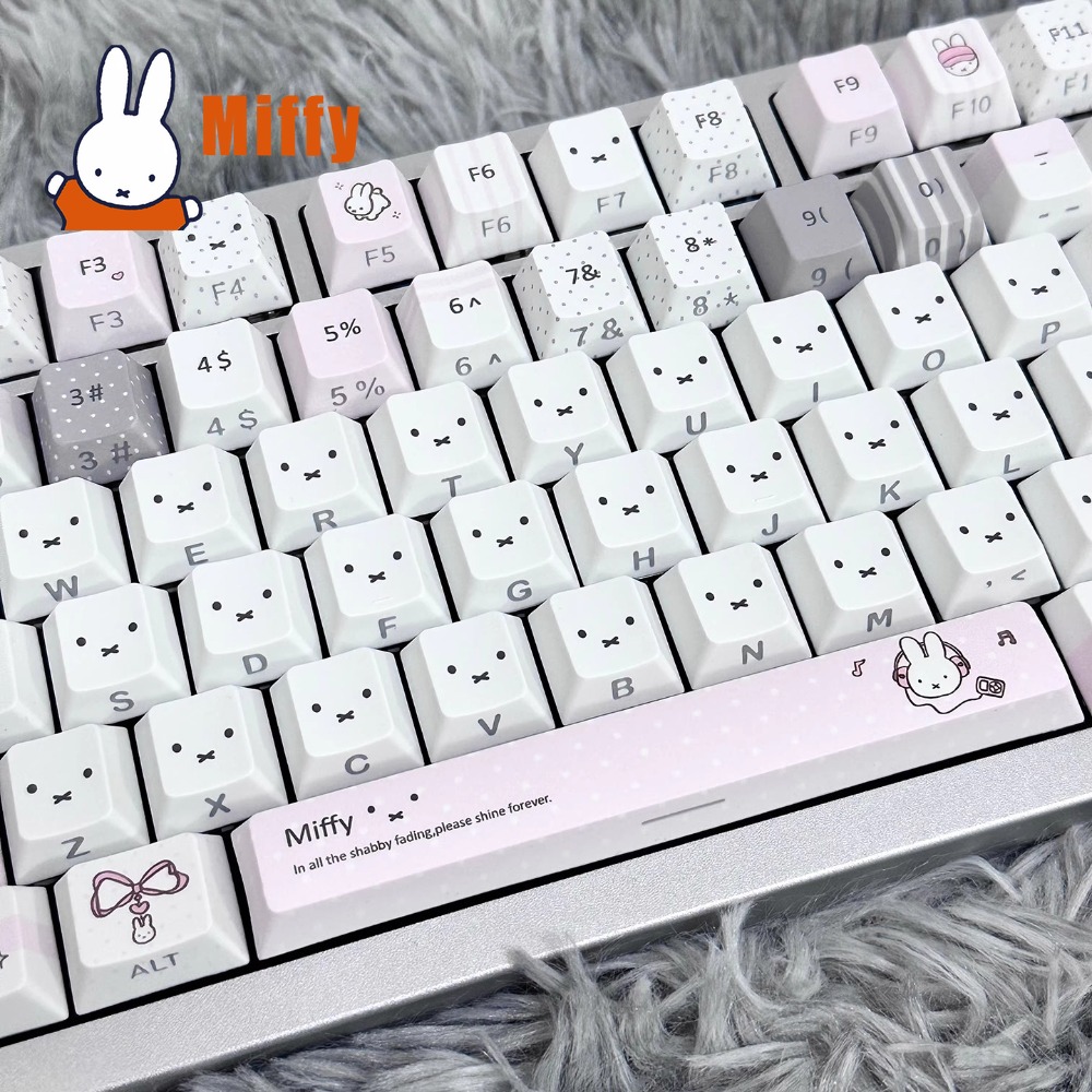 Set de Teclas Kawaii Miffy par - Tech For Office reseña y precio