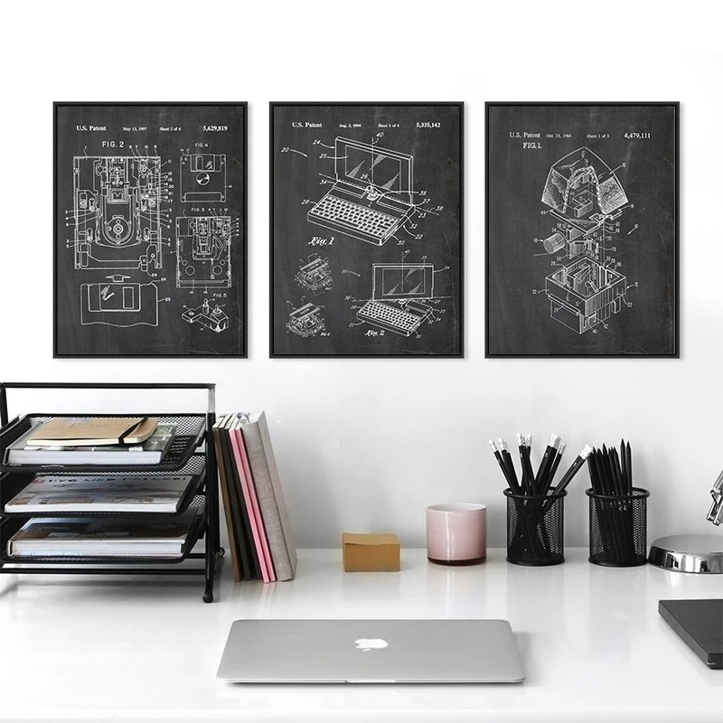 Juego de 6 Cuadros Decorativos - Office Print Tech reseña y precio