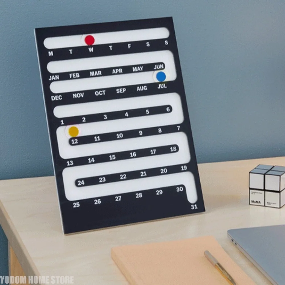 Calendario perpetuo acrílico n - Office Tech Gadgets reseña y precio