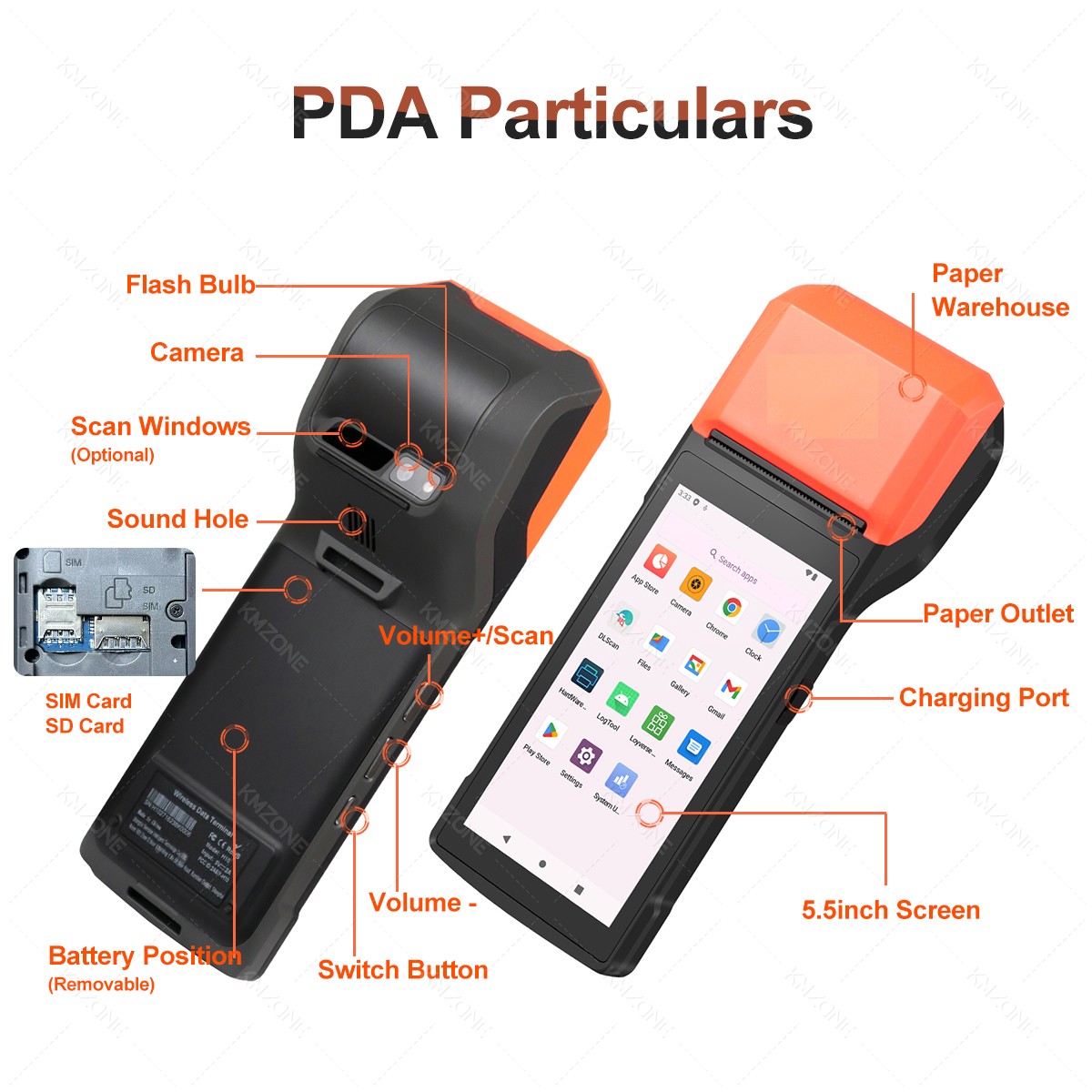 Impresora PDA portátil Android - Cash Drawer Pos reseña y precio