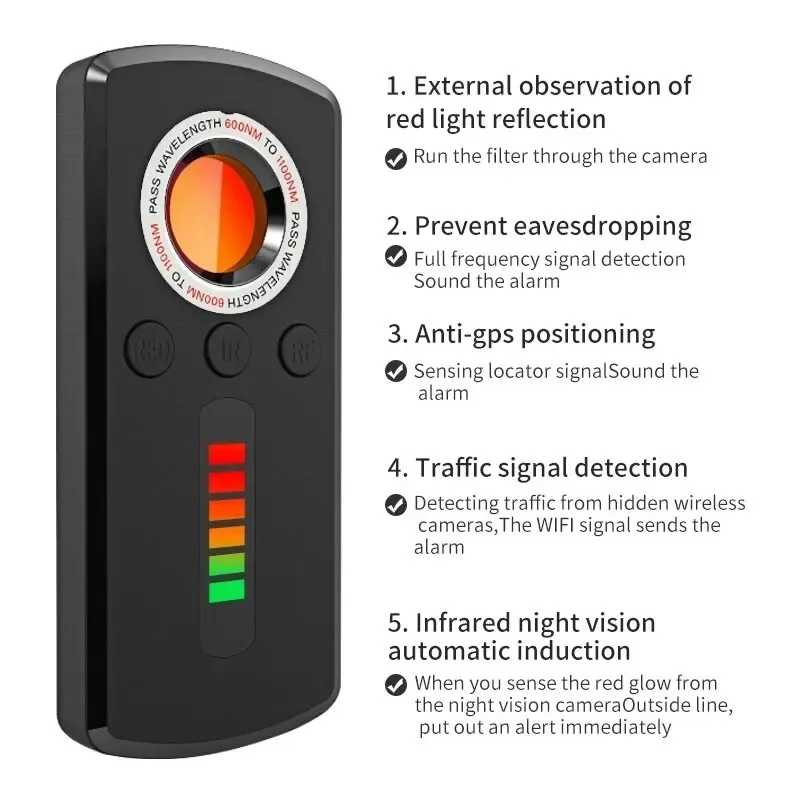 Detector de Cámaras Ocultas, D - Tech For Office reseña y precio