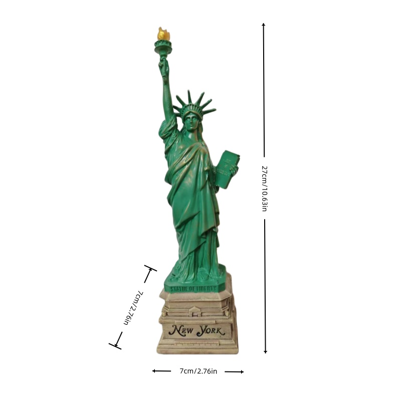 Estatua de la Libertad de Resi - Office Desk Tech Accessories reseña y precio