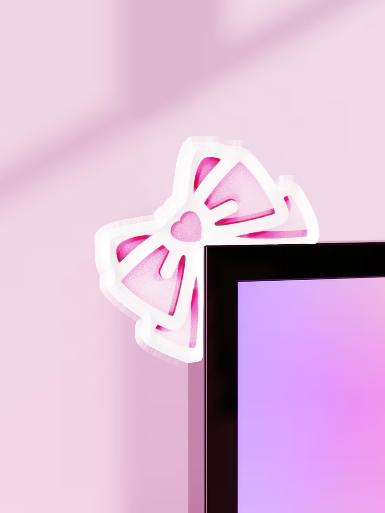 Decoración de Monitor con Lazo - Office Desk Tech Accessories reseña y precio