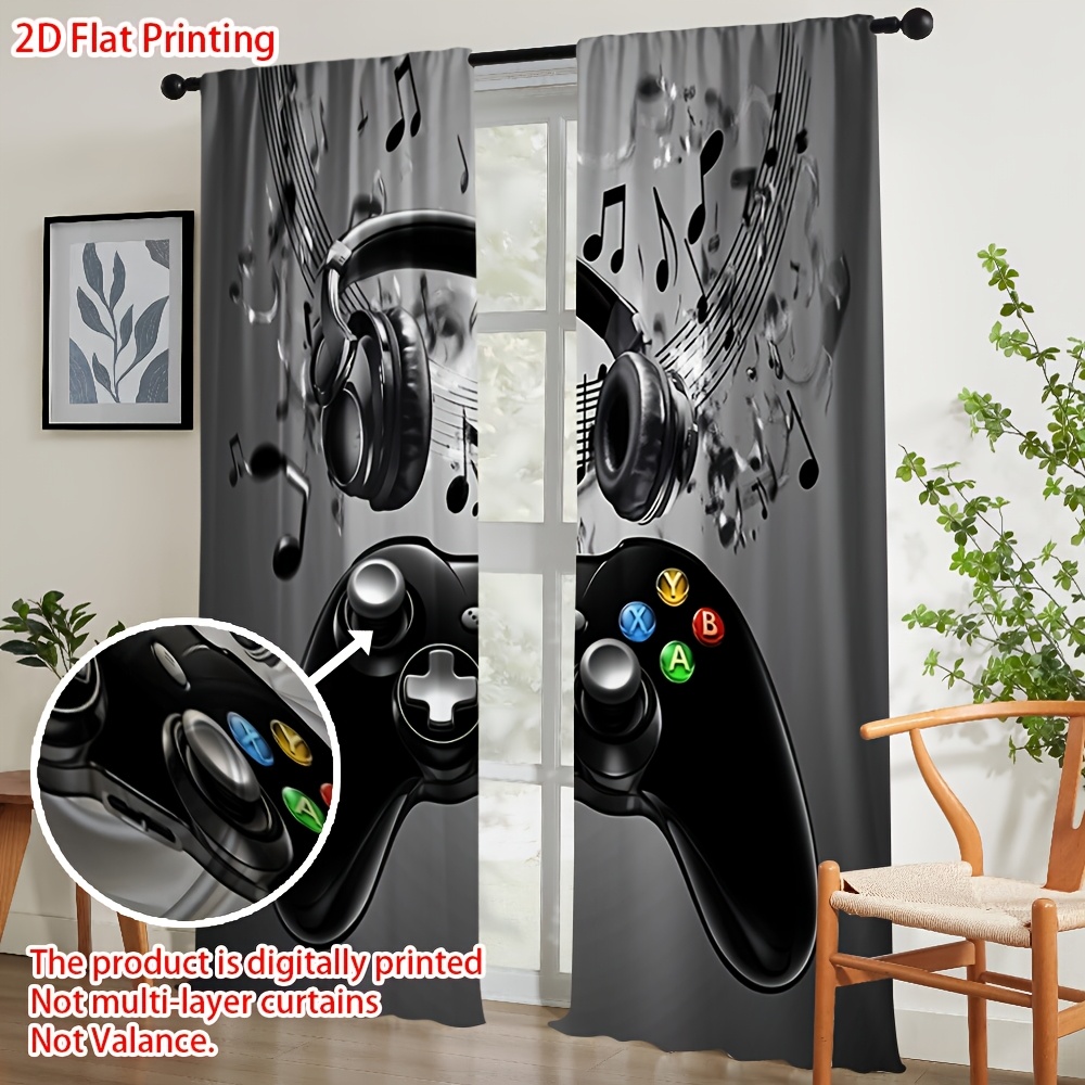 2 Cortinas con Estampado de No - Office Print Tech reseña y precio