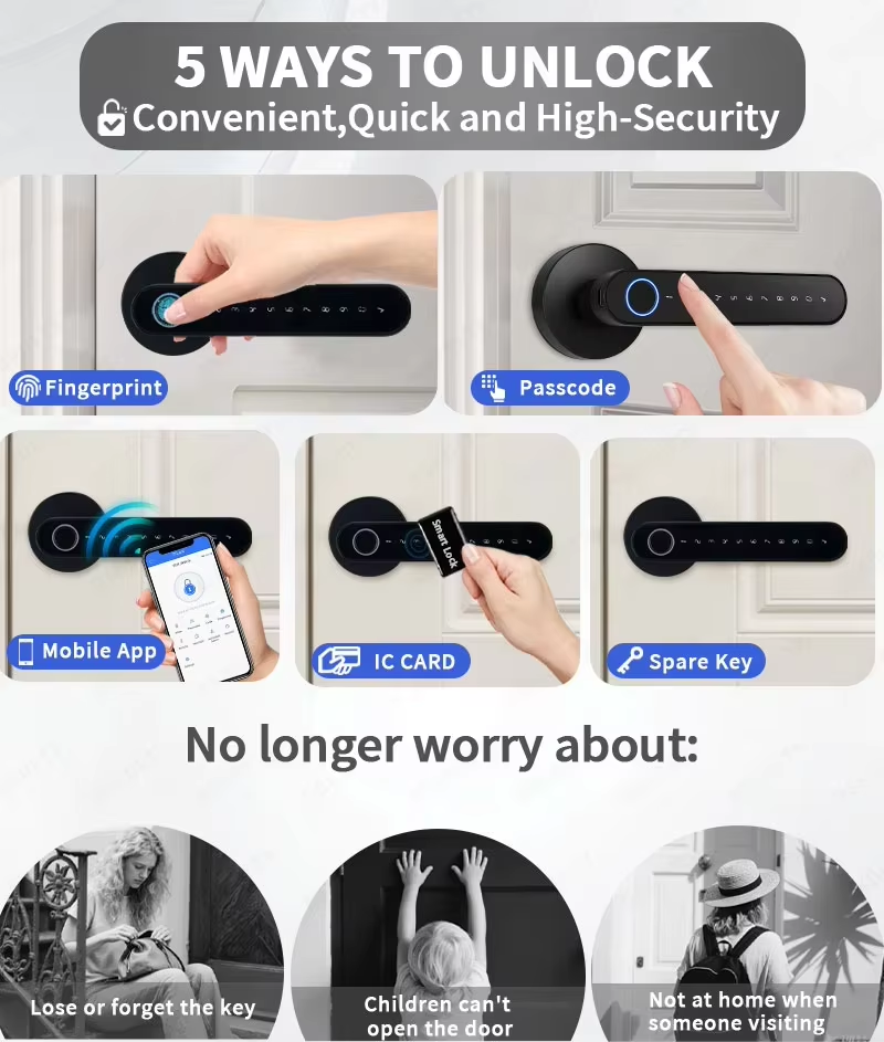 Cerradura de puerta digital in - Tech For Office reseña y precio